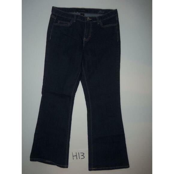 Calvin Klein Blue Jeans Size 10 Flare Stretch Womens -0220H13 - Picture 1 of 3